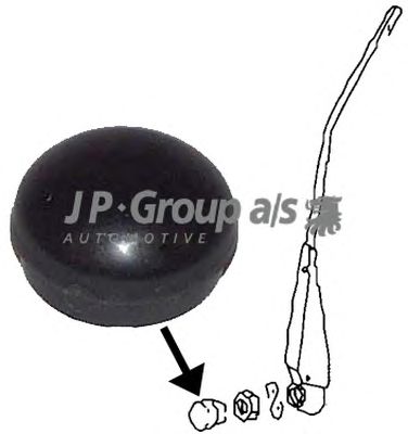 JP GROUP 8198350100 -  Покрышка, рычаг стеклоочистителя